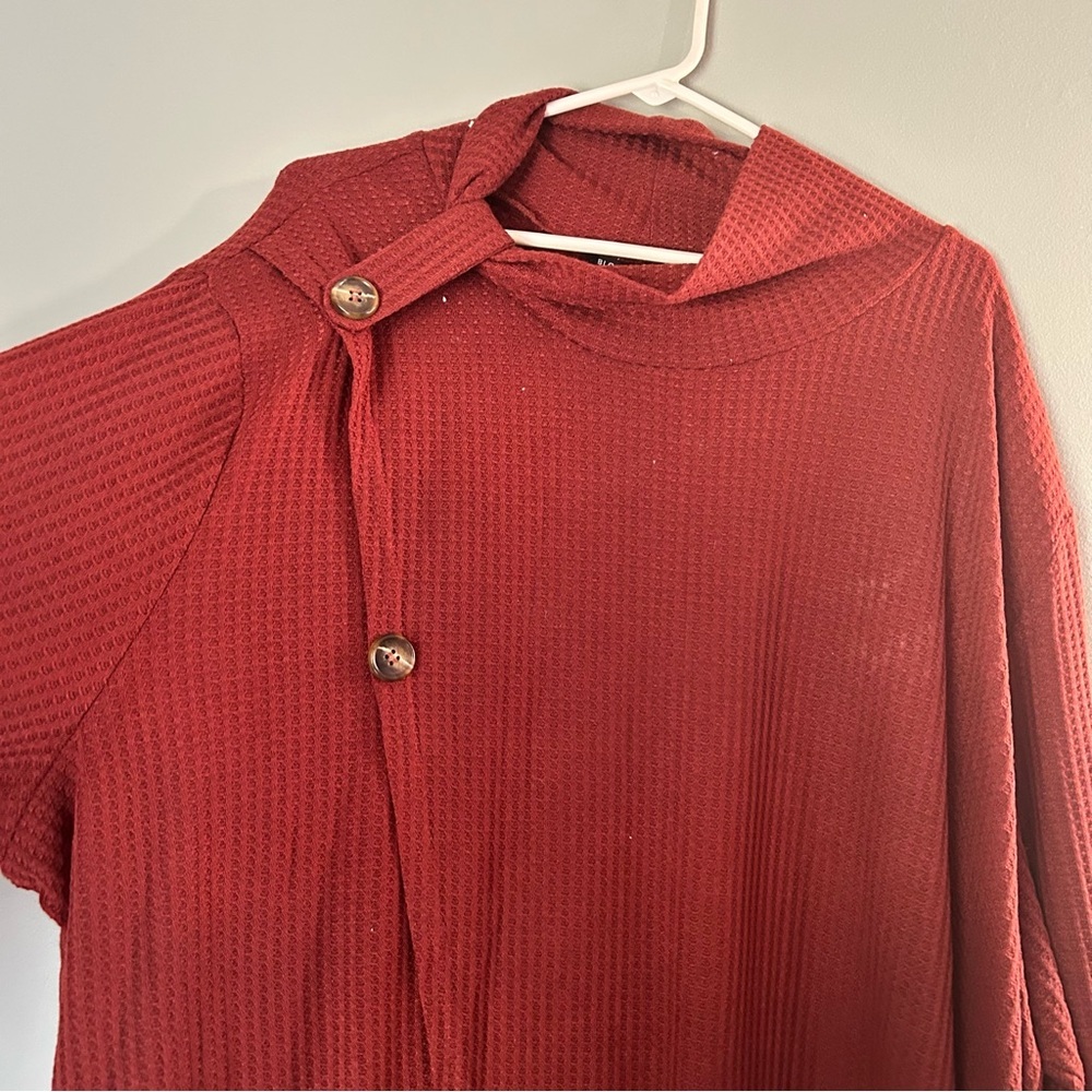 BLOOMCHIC  Asymmetrical Button Sweater Size 6X - Picture 4 of 4